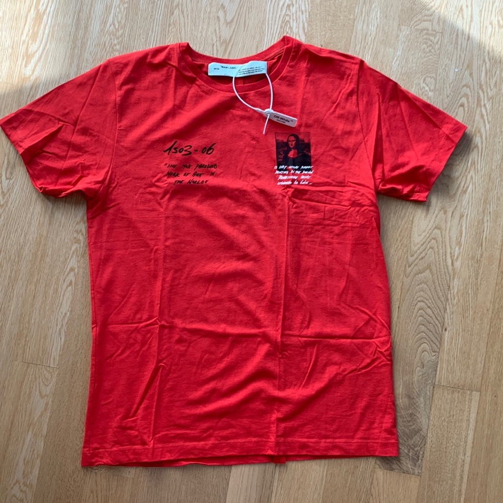 Off-White c/o Virgil Abloh “Main Label” Monalisa Shirt